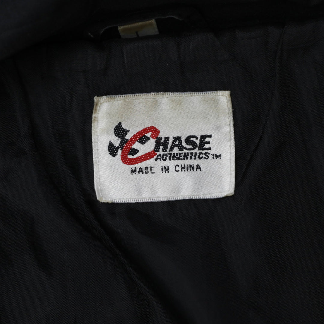 Vintage Chase Authentics NASCAR Racing Zipper Button Lightweight Jacket L | Migration_Jackets - Back View | Fashion Rerun