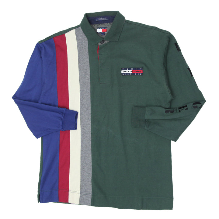Vintage Tommy Outdoors Hilfiger Long Sleeve Rugby Shirt | Migration_T-Shirts UAENAT40 | Fashion Rerun