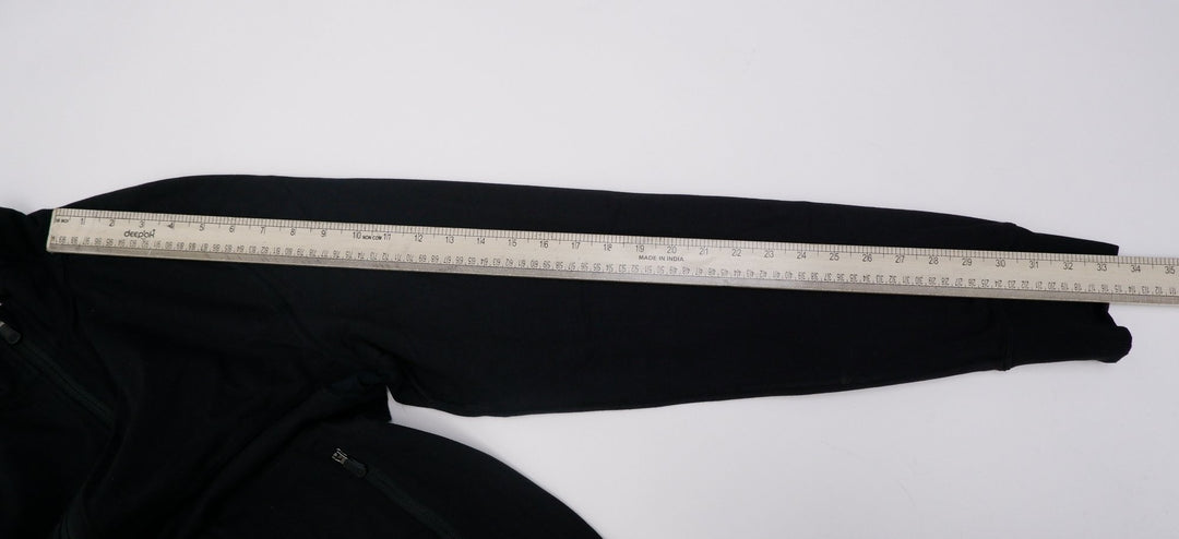 Mens Lululemon Bomber Jacket Black Full Zip Athletic