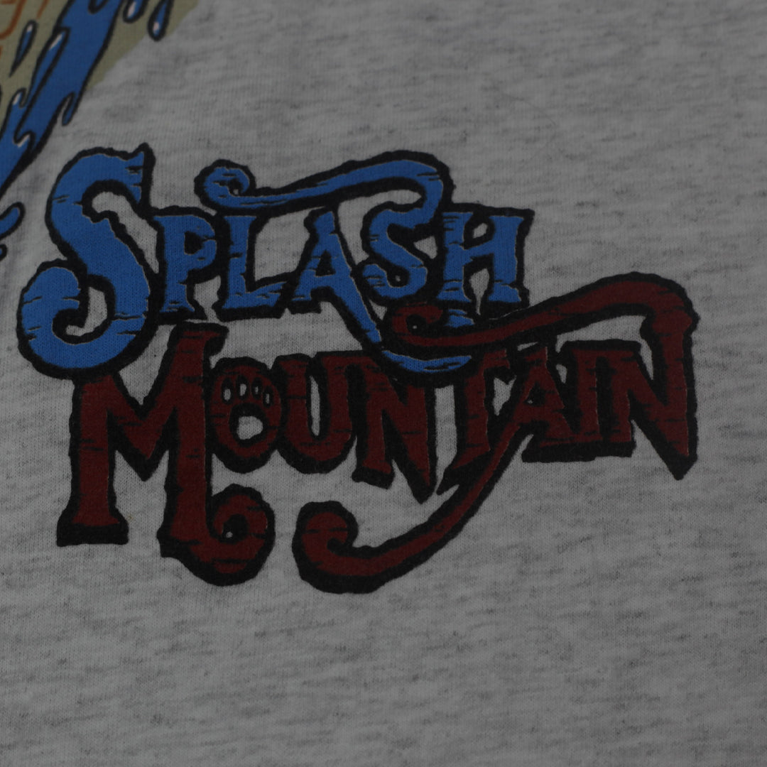Vintage Disney Designs Splash Mountain T-Shirt Made In USA Size L / XL , Gray - Fashion Rerun Vintage Migration_T-Shirt
