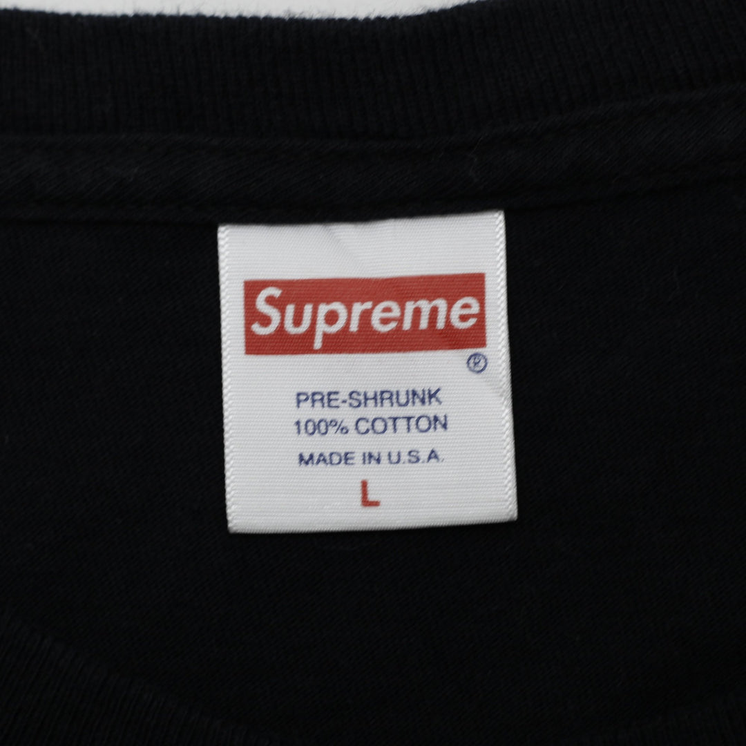 Mens Supreme Automatic Balck T-Shirt Ss17  Size Large