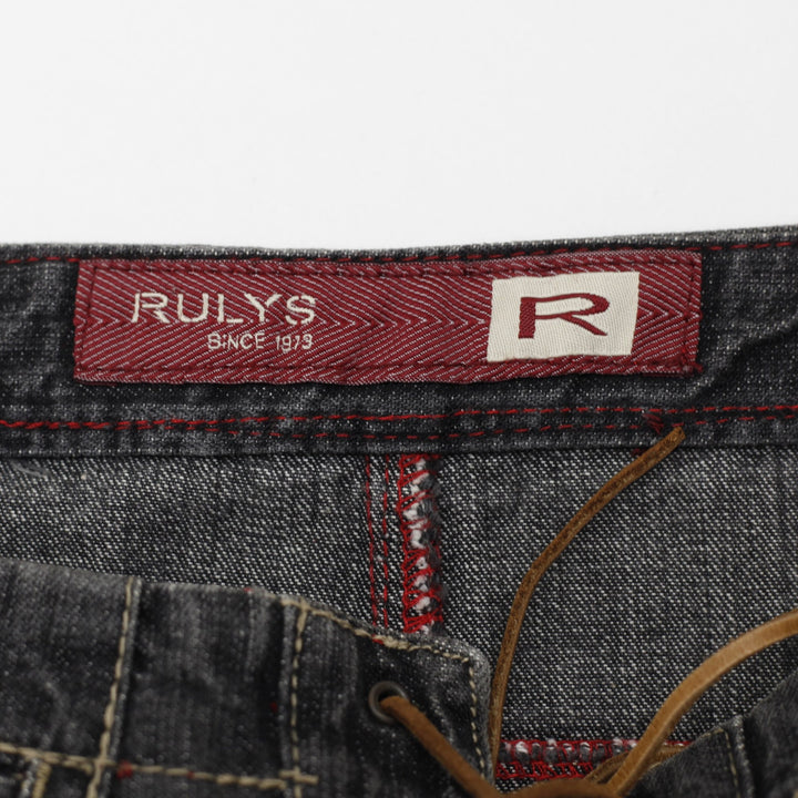 Y2K Ladies Rulys Lace Up Denim Midi Skirt Size S
