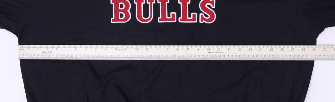 Vintage 90s Chicago Bulls NBA Stitched Pullover 1/4 Zip Jacket Size XL | Migration_Jackets - View 8 | Fashion Rerun