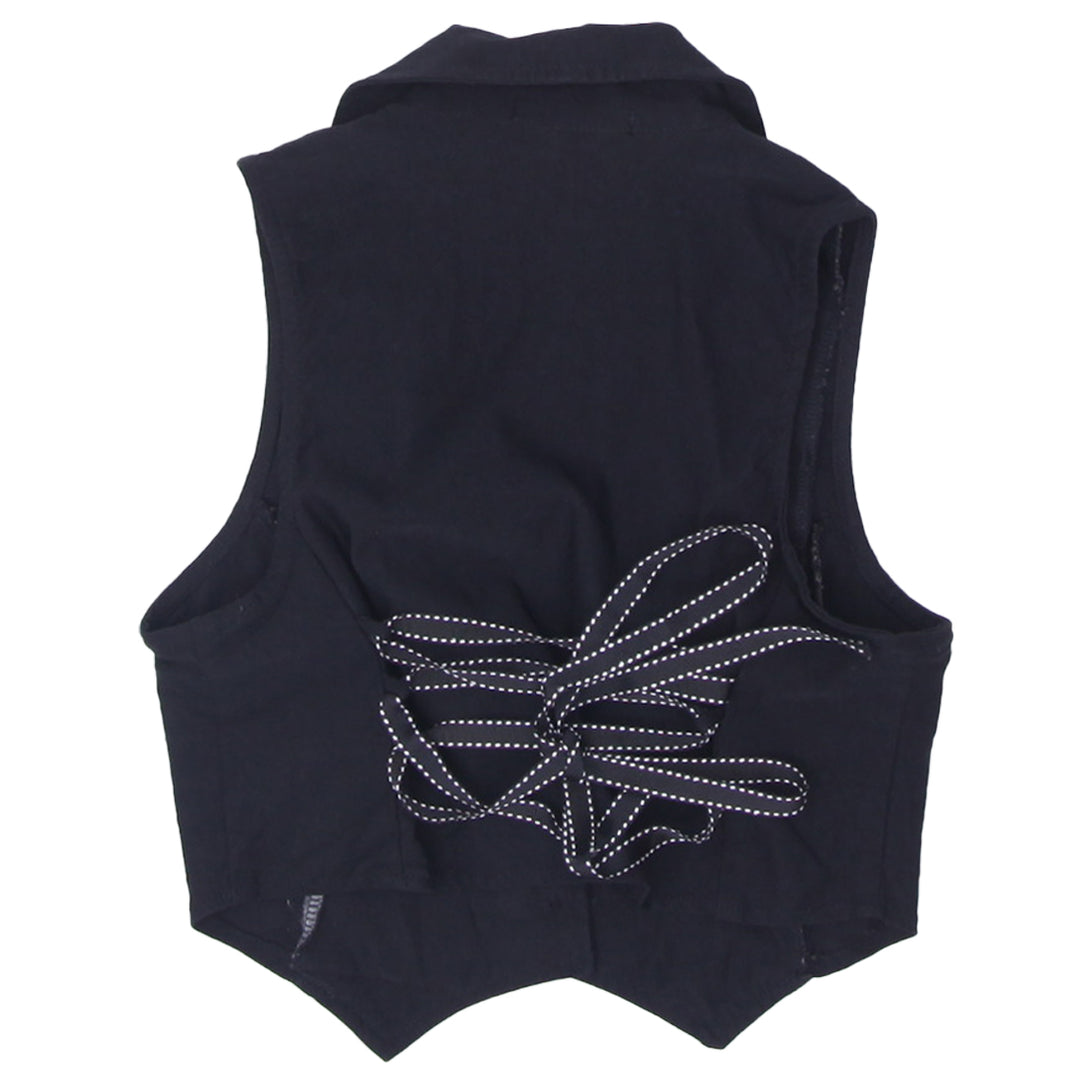 Y2K Stretch Black Sleeveless CropTop - Fashion Rerun Vintage Migration_Tops