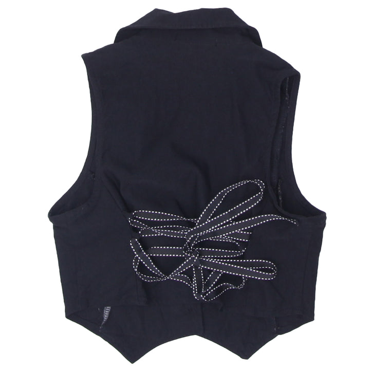 Y2K Stretch Black Sleeveless CropTop - Fashion Rerun Vintage Migration_Tops