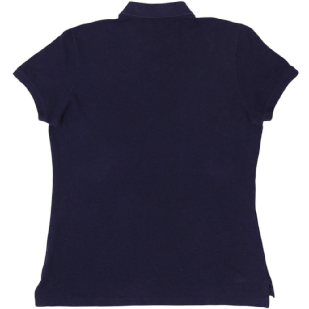 Ladies Ralph Lauren The Skinny Polo Cotton Shirt Size L | Migration_T-Shirts - Side View | Fashion Rerun