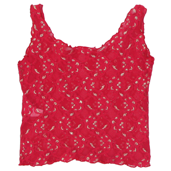 Y2K Ladies Sleeveless Mesh Top