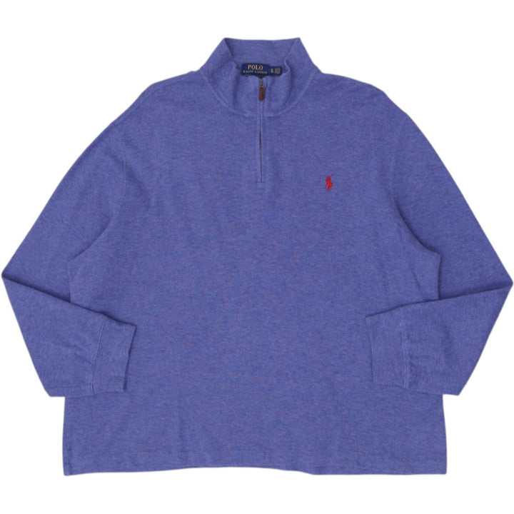 Mens Polo Ralph Lauren Quarter Zip Estate Rib Sweater Size XL