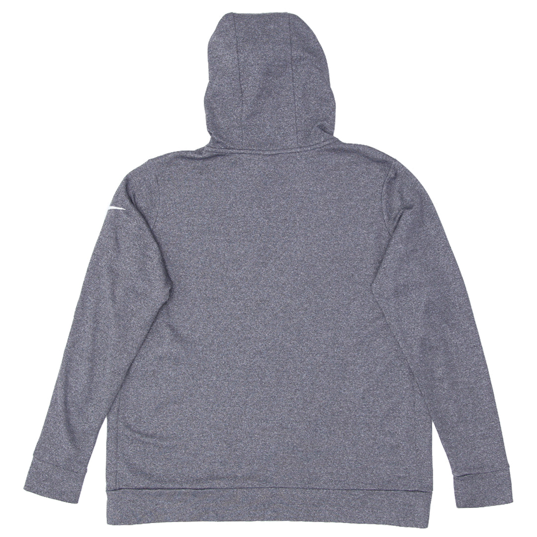 Mens Nike Just Do It Print Pullover Hoodie Gray - Fashion Rerun Vintage Migration_Sweaters