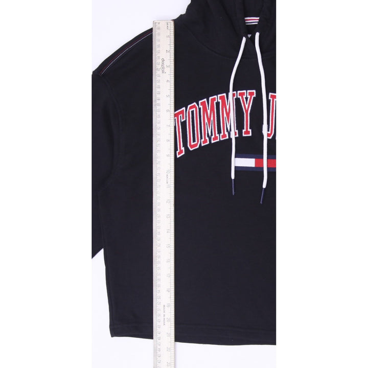 Ladies Tommy Jeans Collegiate Arch Logo Pullover Cropped Hoodie Size XS