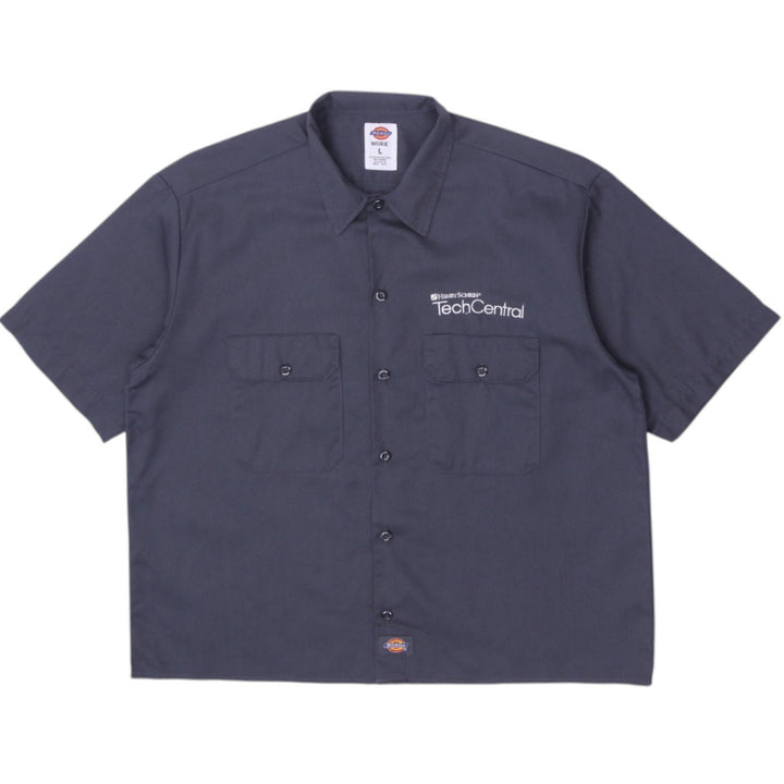 Mens Dickies Work Crop Baggy Fit Button Short Sleeve Shirt | Migration_Shirts WW Collection | Fashion Rerun