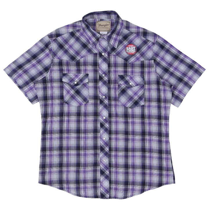 Vintage Wrangler Pearl Button Plaid Western Shirts Size L - Fashion Rerun Vintage Migration_Shirt