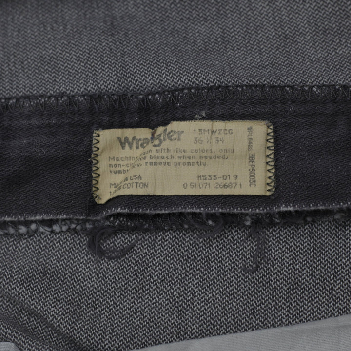 Mens Wrangler 13MWZGG Straight Denim Jeans Size 36x34 | Migration_Jeans - Back View | Fashion Rerun