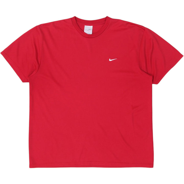 Vintage Mens Nike T-Shirt Red Swoosh Athletic Wear