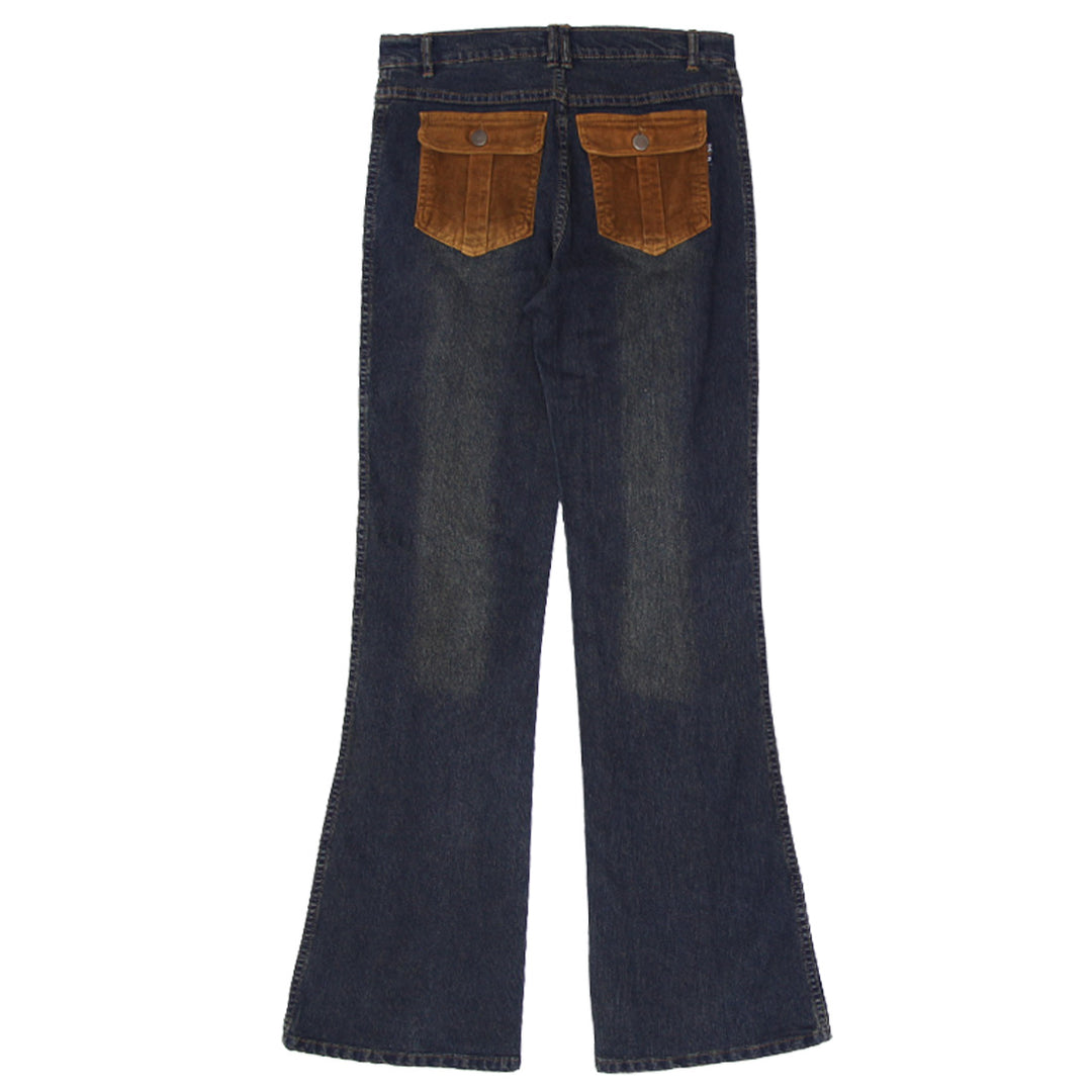 Y2K Ladies Max Blue Bootcut Jeans
