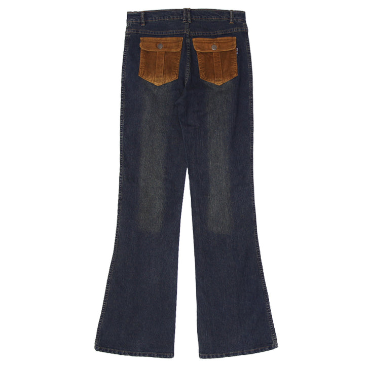 Y2K Ladies Max Blue Bootcut Jeans