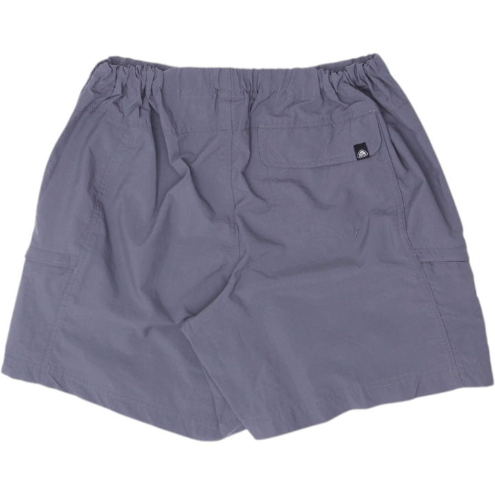 Mens Nike ACG ACG Grey Belted Nylon Hiking Cargo Shorts Size M