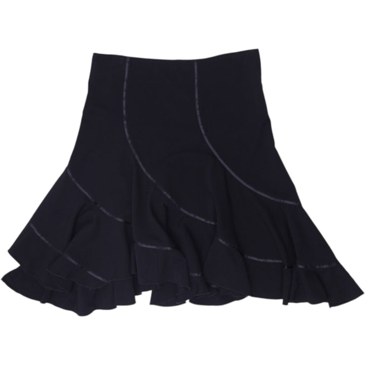 Y2K Ladies Le Chateau Spiral Tiered Ruffle Skirt Size M