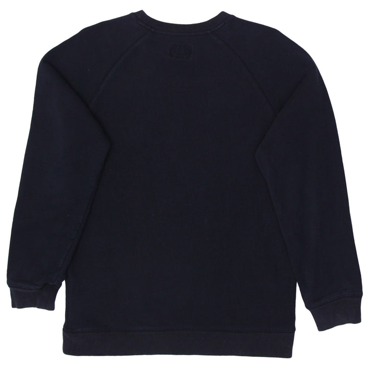 Mens Embroidered Stussy Black Crewneck Sweatshirt