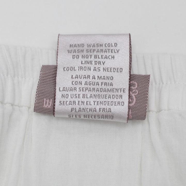 Y2K Ladies Metrowear White Maxi Skirt Size L