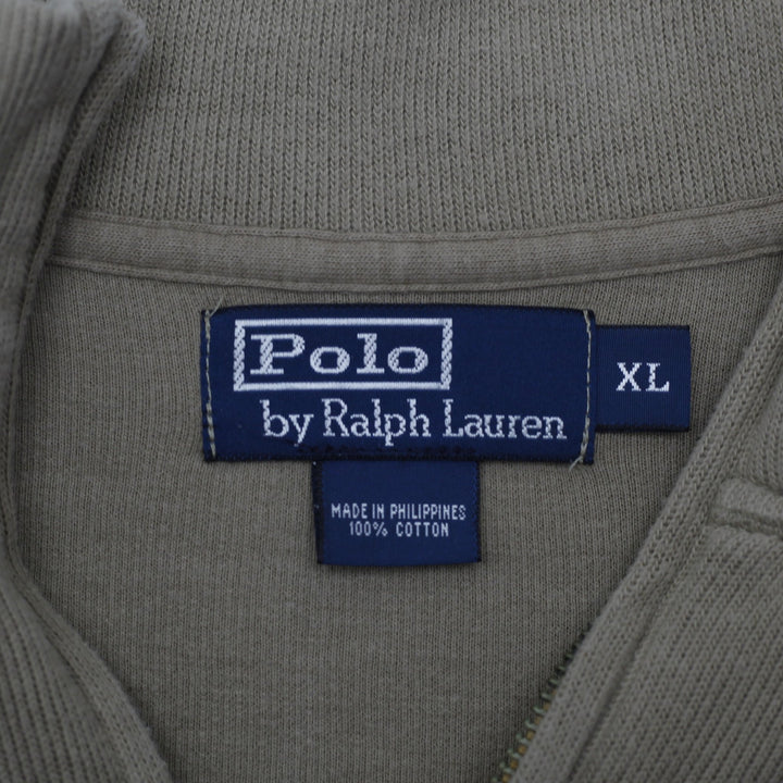 Mens Polo By Ralph Lauren Quarter Zip Knitted Sweater