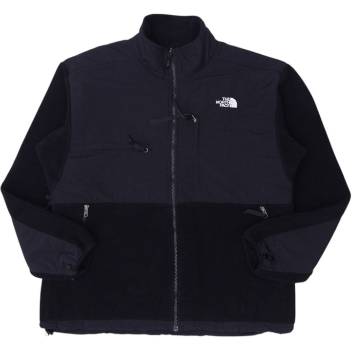 Mens Black The North Face Denali Fleece Polartec Full Zip Jacket Size XL