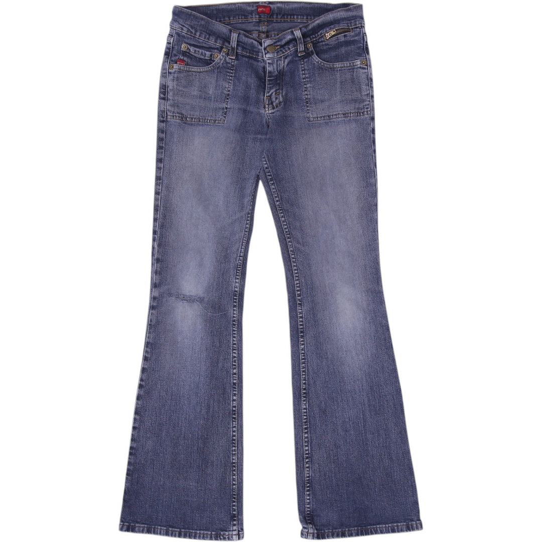 Y2K Ladies Pure Denim Style Bootcut Jeans Size 29-32