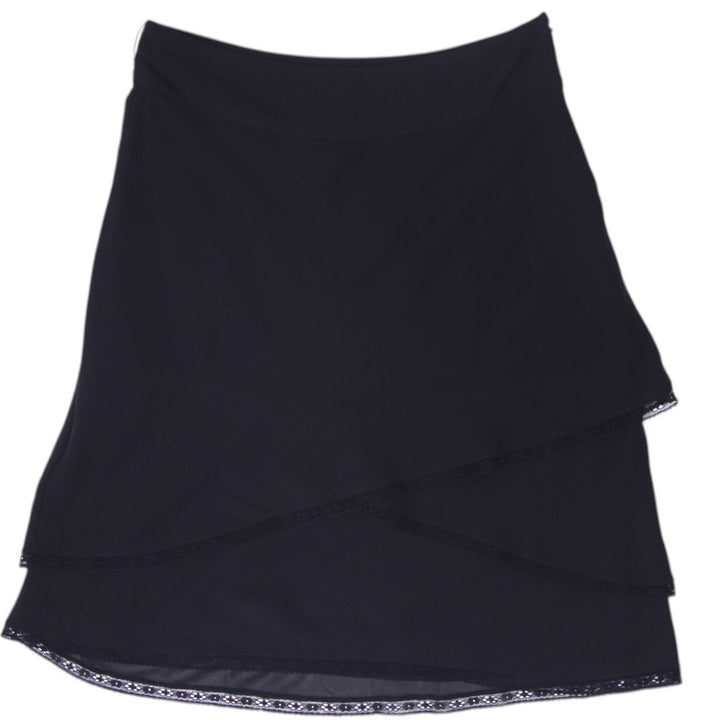 Y2K Ladies R Petites Skirt Structured Layered Midi Skirt Size 10
