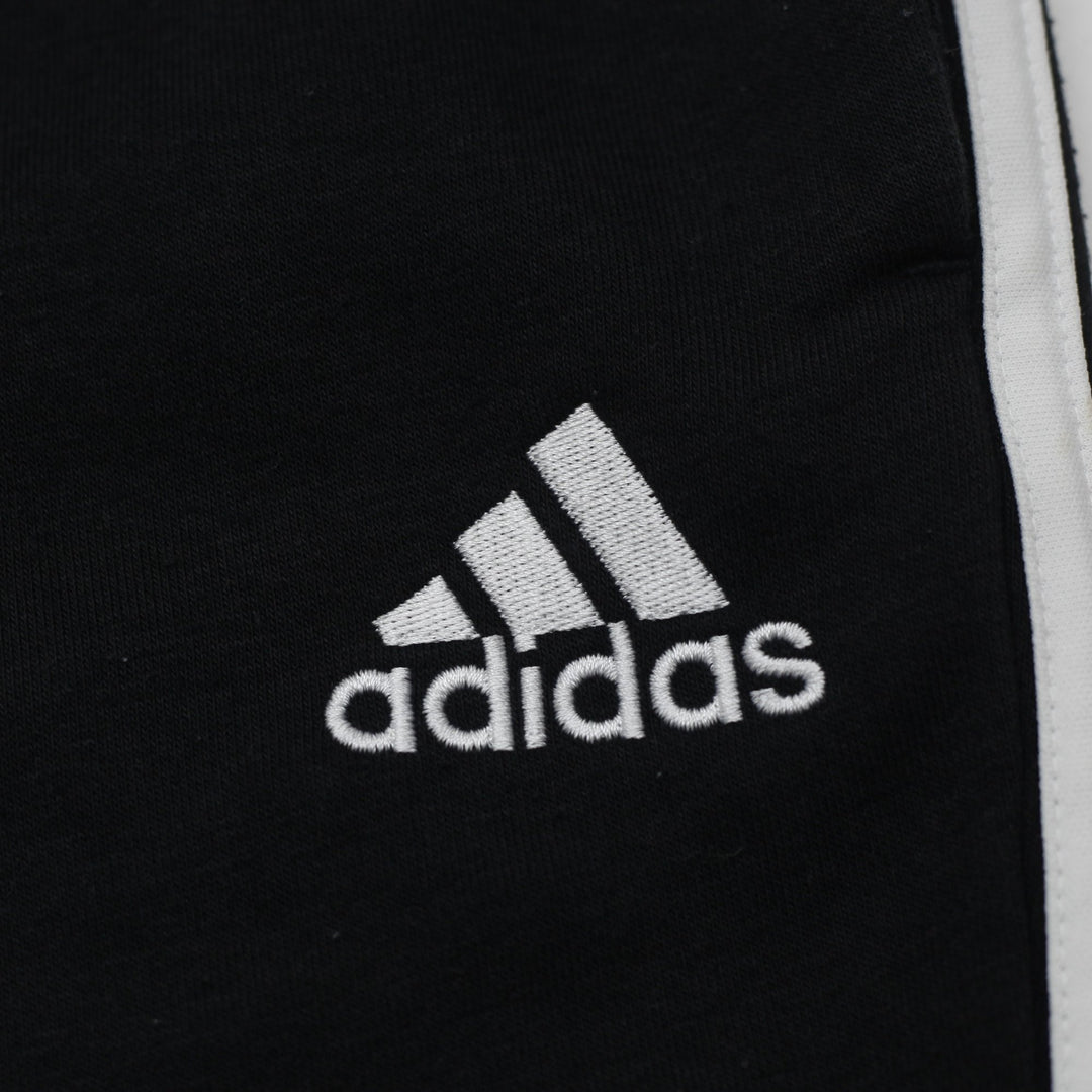 Mens Adidas Side Striped Black Track Sweat Pants Size XL