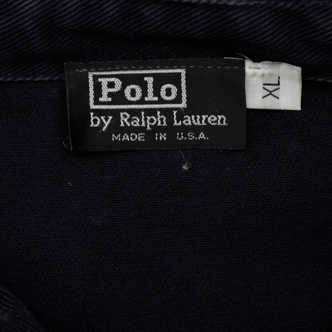 Vintage Polo by Ralph Lauren Full-Zip Harrington Jacket Size XL Made In USA
