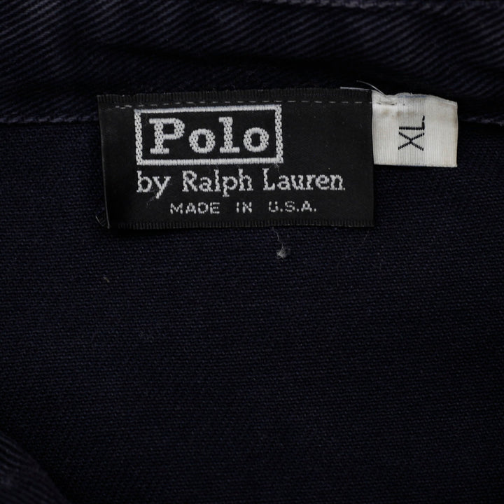 Vintage Polo by Ralph Lauren Full-Zip Harrington Jacket Size XL Made In USA
