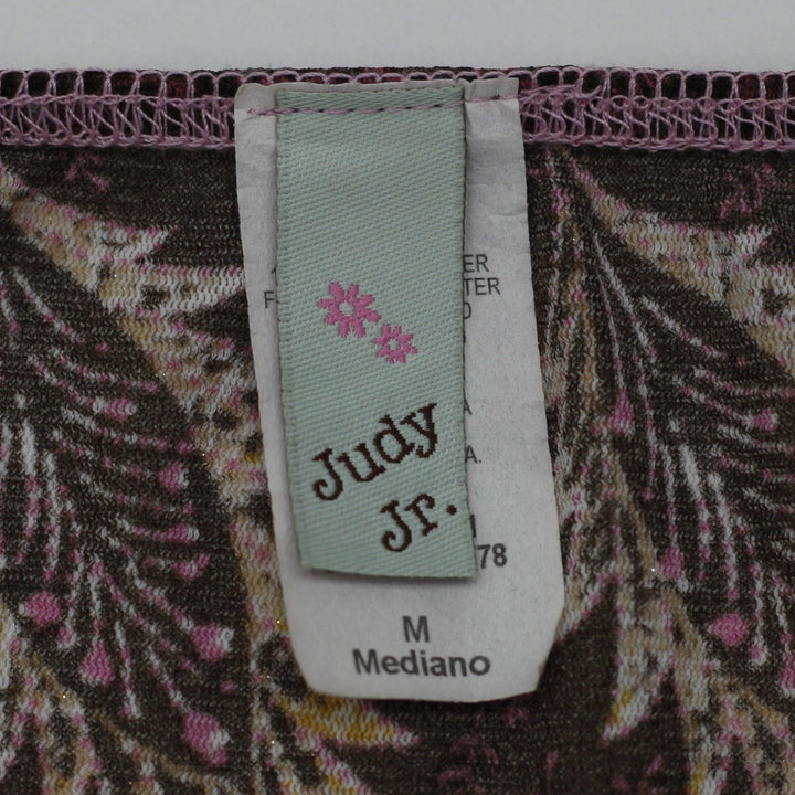 Y2K Ladies Judy Jr Paisley Patchwork Babydoll Cami Top Size M