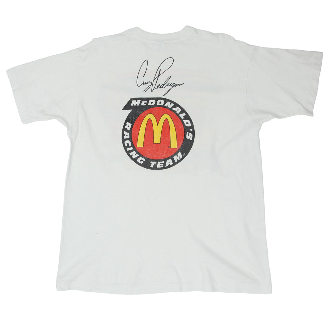 Vintage Cruz Pedegron McDonalds Racing Team T-Shirt S.Stitch Made In USA XL