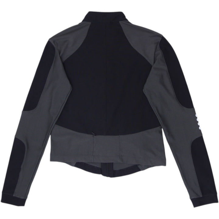 Ladies Nike FIT DRY Full-Zip Track Jacket Black Charcoal Grey Size S