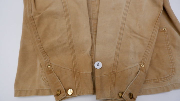 Vintage Mens Carhartt Slightly Distressed Jacket Brown Workwear Canvas | Migration_Jackets UAENAT20 - View 9 | Fashion Rerun