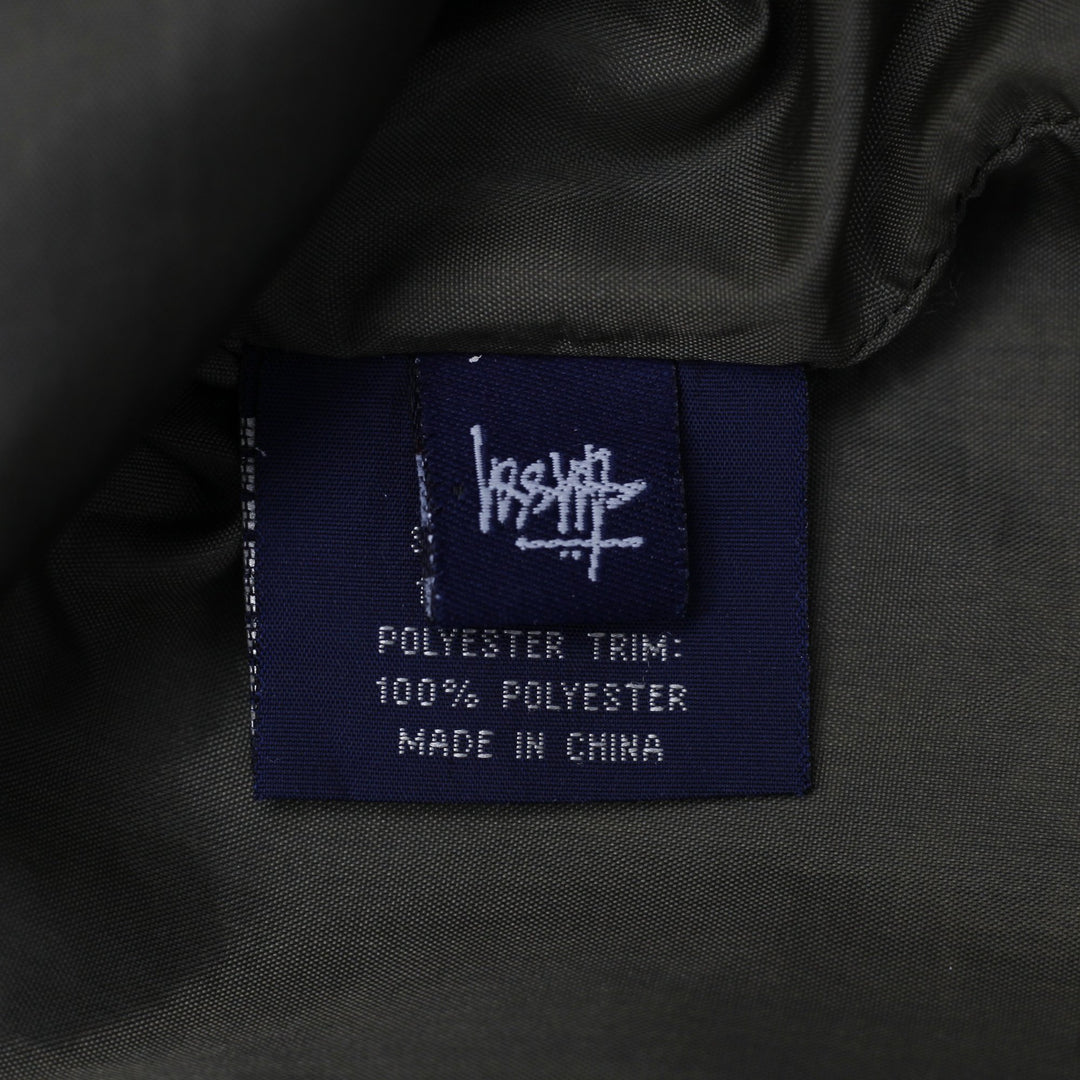 Stussy Black Olive Block Lightweight Jacket Size M