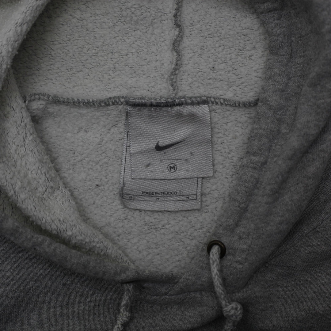 Vintage 90s Nike Hoodie Mini Center Swoosh Sweatshirt Size M | Migration_Hoodies - Back View | Fashion Rerun