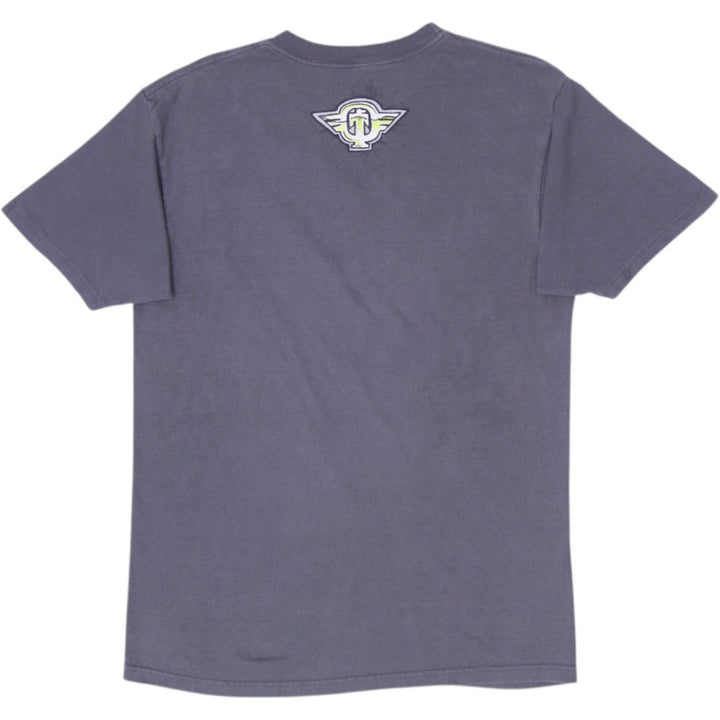 Y2K Mens Tapout Charcoal Grey Chain Logo Graphic Short Sleeve T-Shirt Size M
