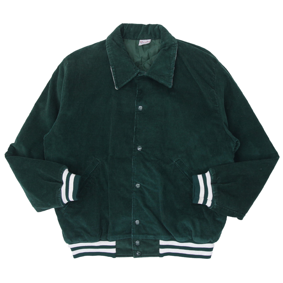 Vintage Birdie by Richard A. Leslie Dartmouth Green Corduroy Varsity Jacket Size M Made In USA - Fashion Rerun Vintage Migration_Jacket