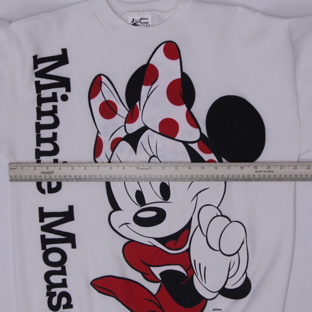 Vintage Ladies 90s Minnie Mouse Disney Crewneck Sweatshirt Size M
