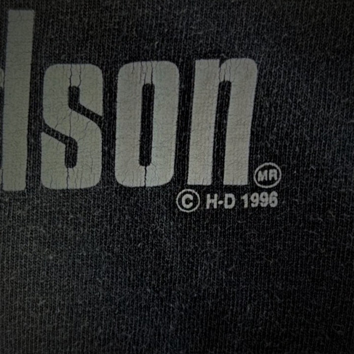 Vintage The Art Of Harley Davidson T-Shirt Black Graphic Logo Cancun XL | Migration_T-Shirts - Detail View | Fashion Rerun