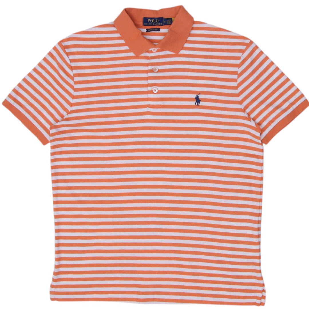 Polo Ralph Lauren Striped Custom Slim Fit Polo Shirt Size M | Migration_T-Shirts | Fashion Rerun
