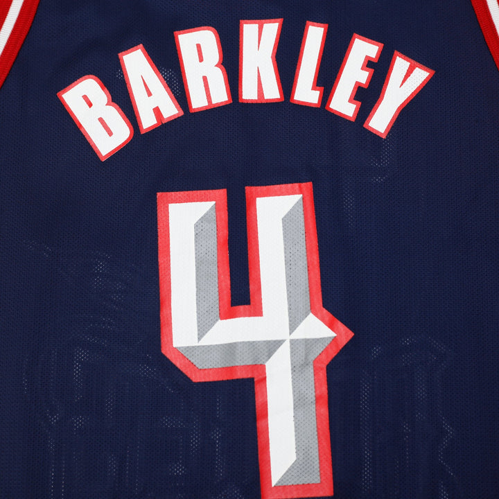 Vintage 90s Champion Houston Rockets Charles Barkley Basketball Jersey Size 48 | Migration_Jerseys - View 7 | Fashion Rerun
