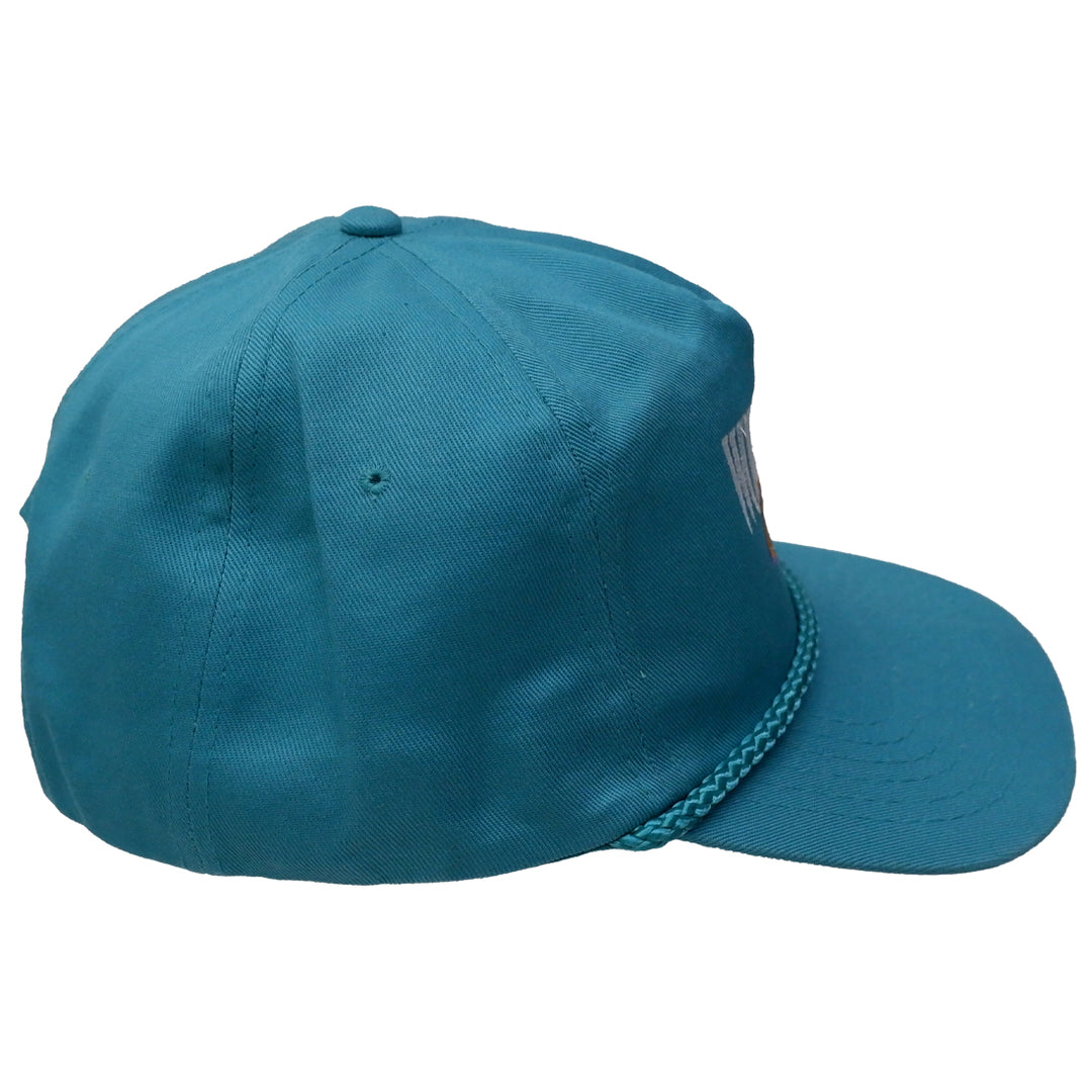 Mens WordPerfect Office 4.0 Green Turquoise Snapback Trucker Cap Embroidered