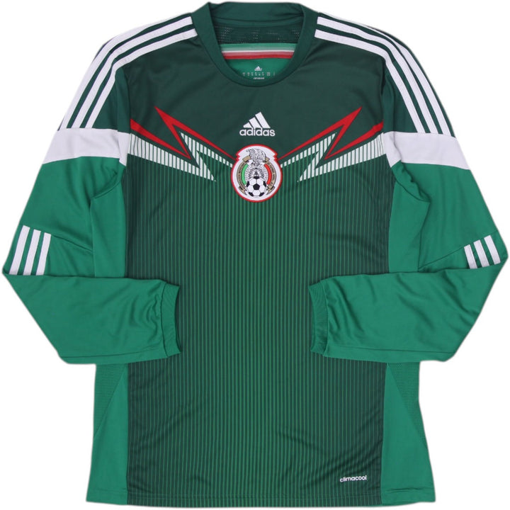 Mens Adidas 2014 Mexico Home Soccer Jersey Size M