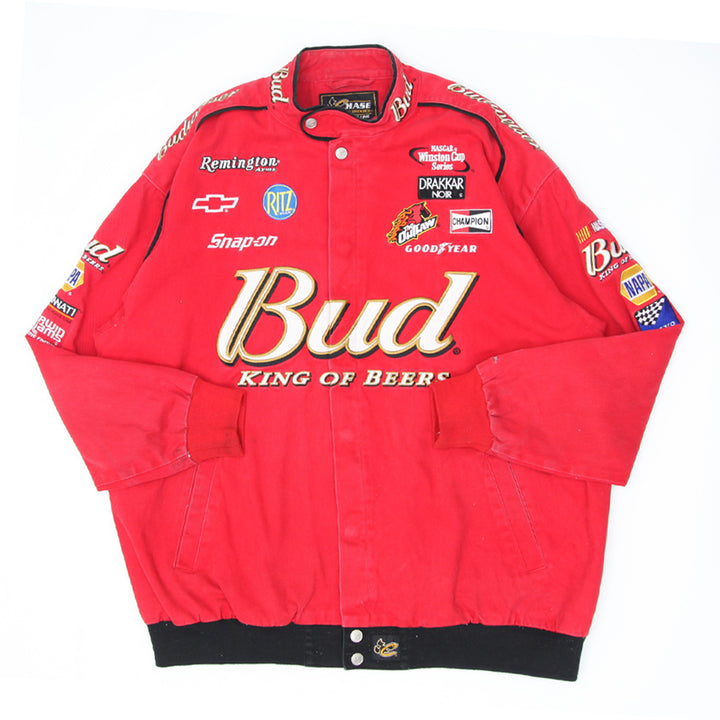 Vintage Chase Authentics Driver's Line Nascar Bud Racing Jacket
