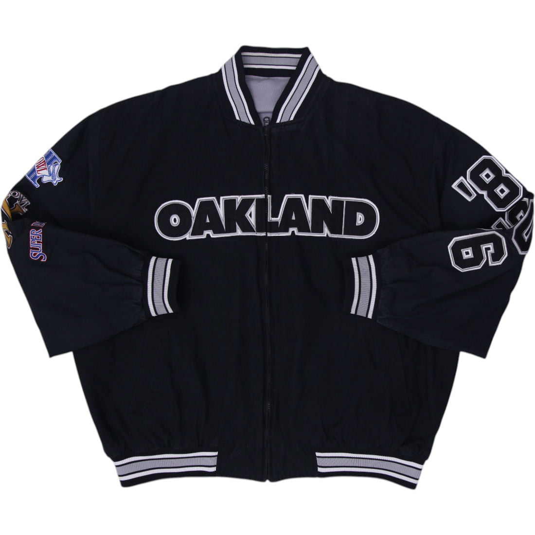 Shop Vintage 80s Mens Starter Los Angeles LA Raiders Satin Varsity