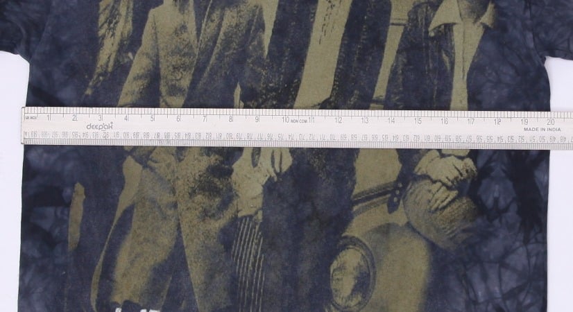 Vintage Liquid Blue Led Zeppelin Tie Dye T-Shirt Made In USA Medium