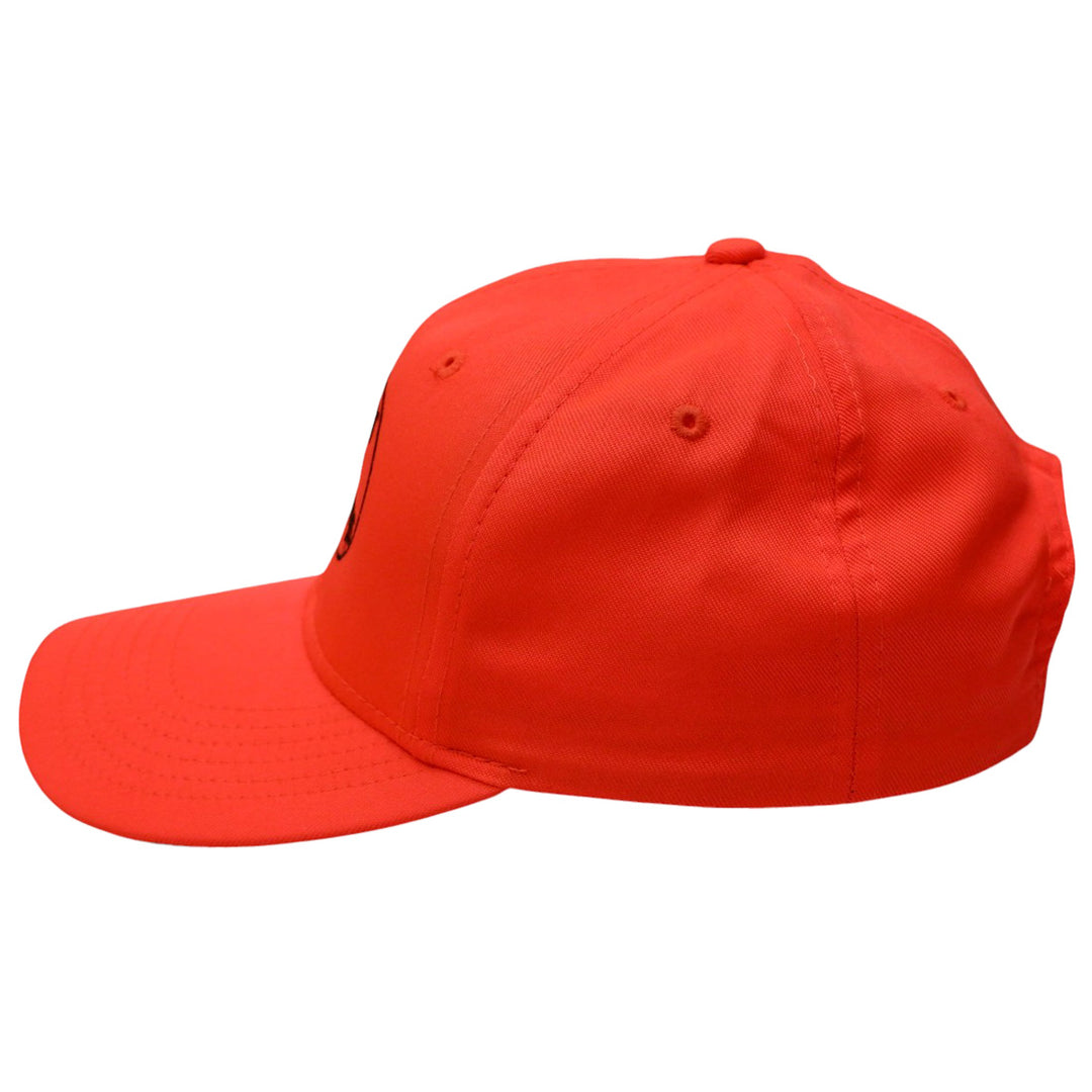 Mens Bass Pro Shops Cap Hat Blaze Orange Snapback - Hunting Outdoors Adjustable Cap