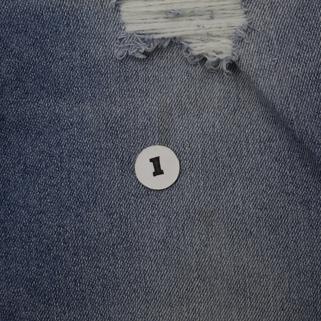 Vintage Levi's Washed Blue Crazy Denim Jeans | Migration_Jeans - View 6 | Fashion Rerun